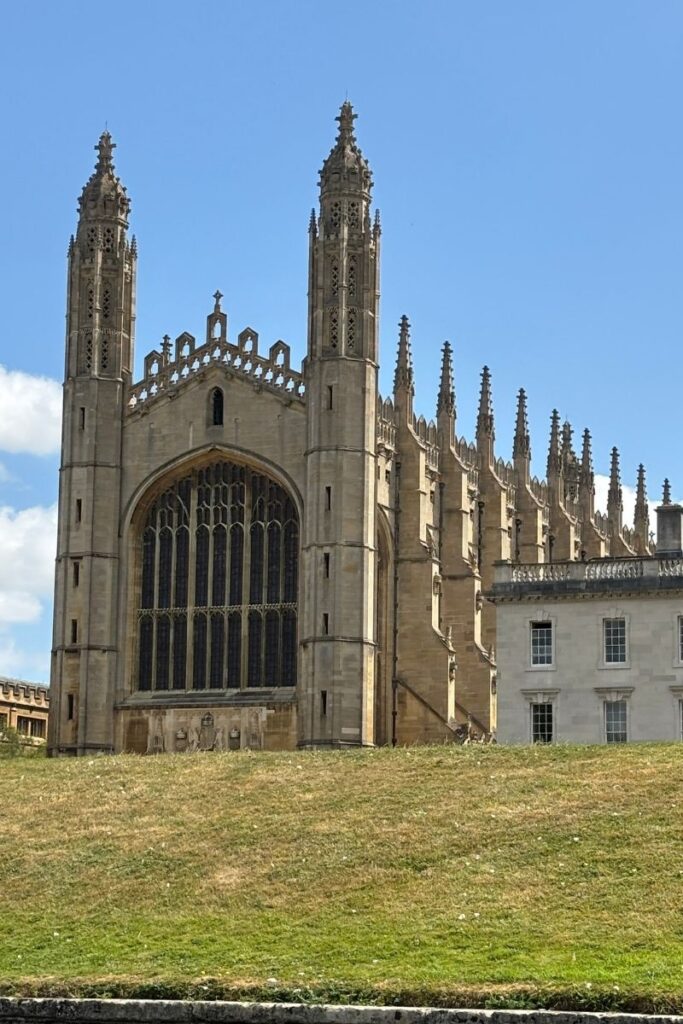 Kings College Chapel Cambridge as seen from the River Cam.