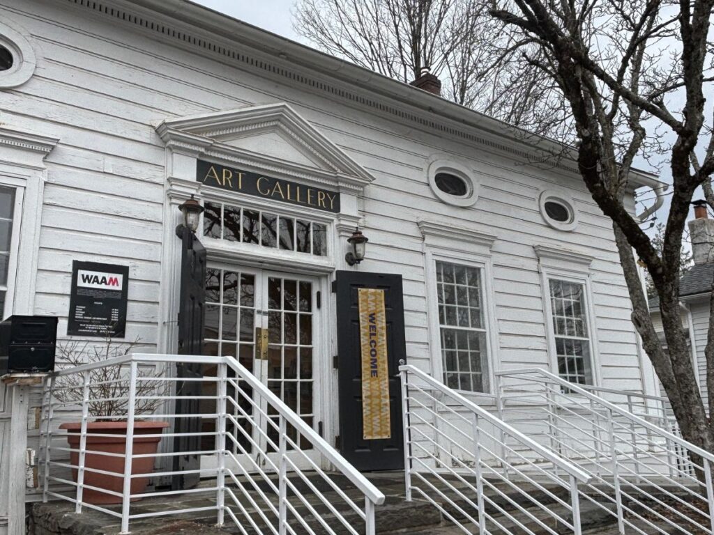 Front entrance to the Woodstock Artists Association and Museum, Woodstock, NY